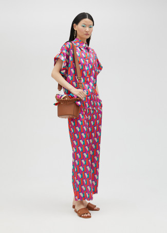 Camisa estampada com logótipo