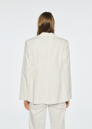 Blazer direito em tencel