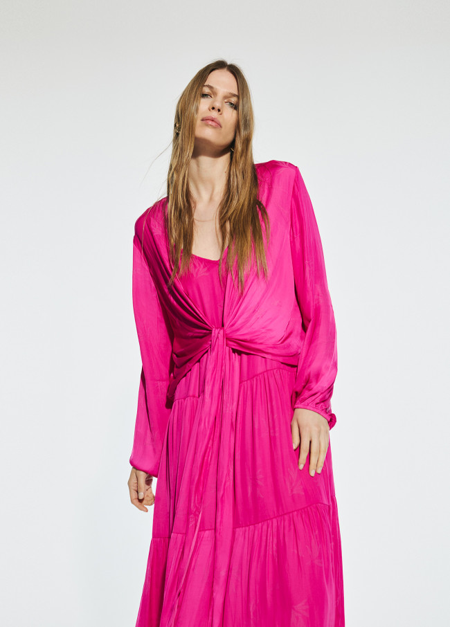 Bolero jacket with knot