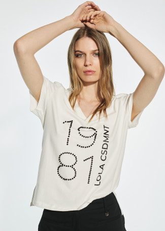 T-shirt manga curta 1981