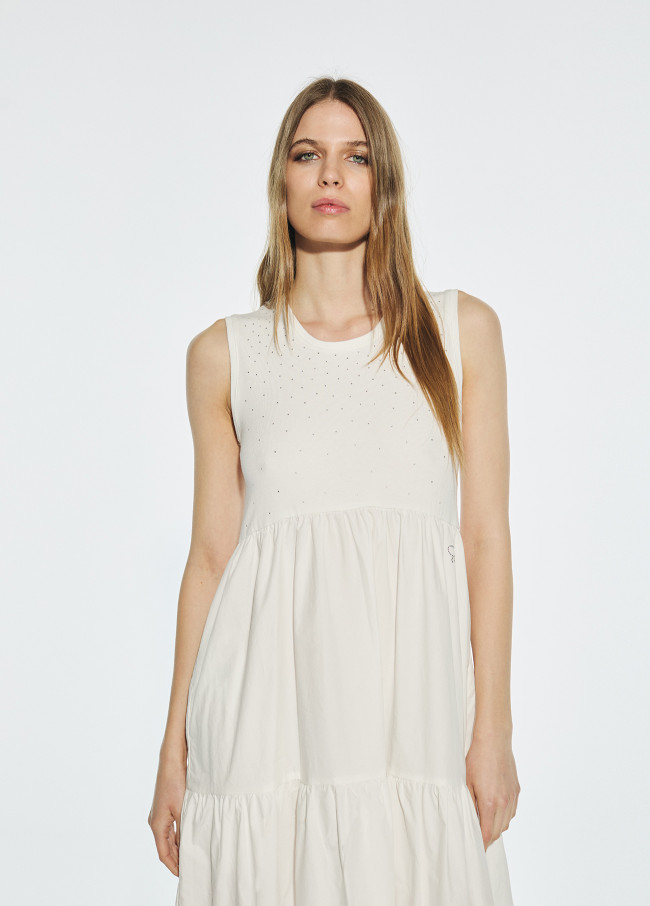 Vestido comprido de alças