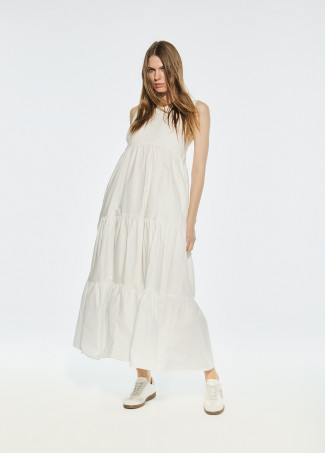 Vestido comprido de alças