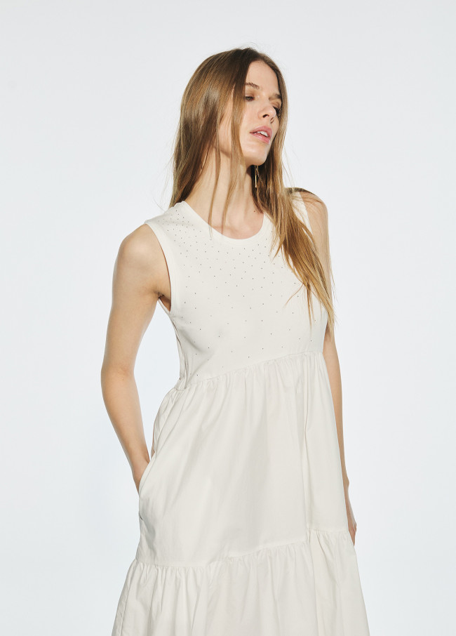 Vestido comprido de alças