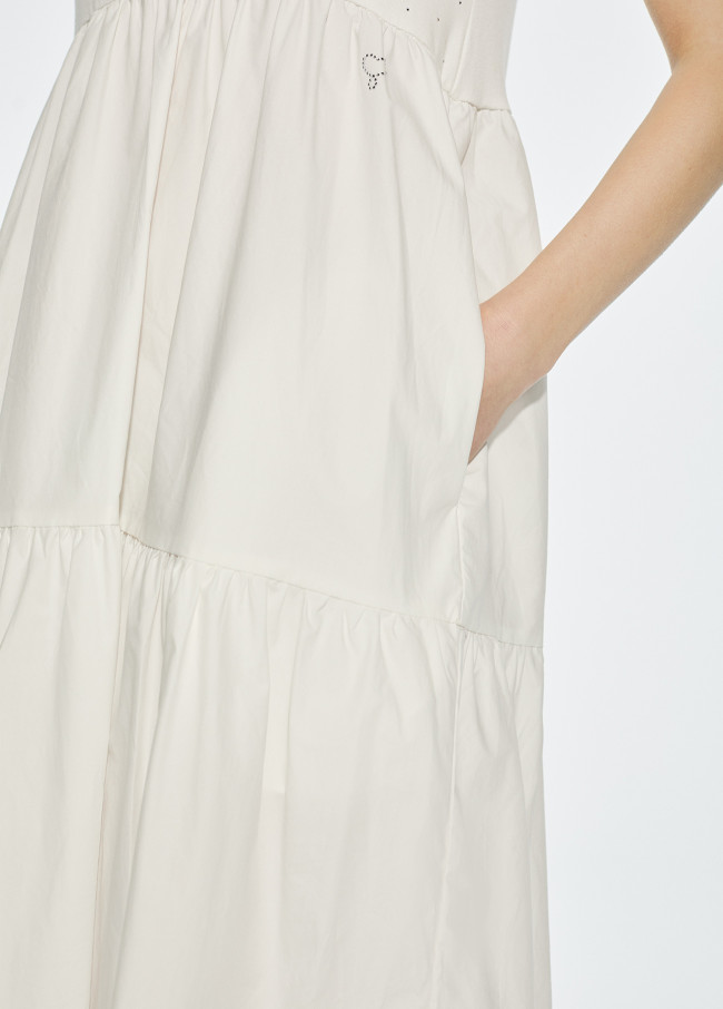 Vestido comprido de alças