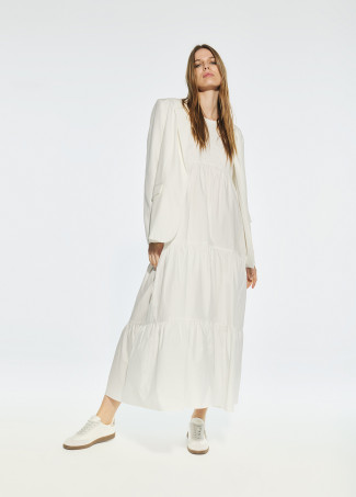Vestido comprido de alças