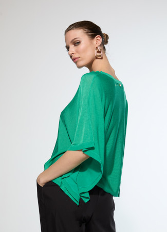 Pull en maille à manches cape