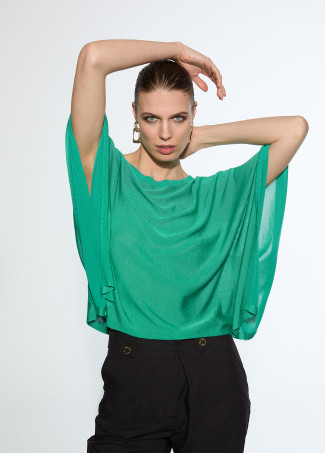 Strickpullover mit Cape-Ärmeln