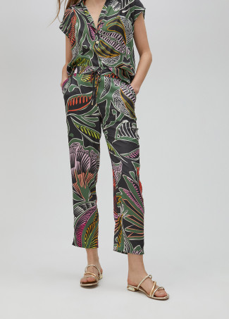 Jogger mit Blumenprint