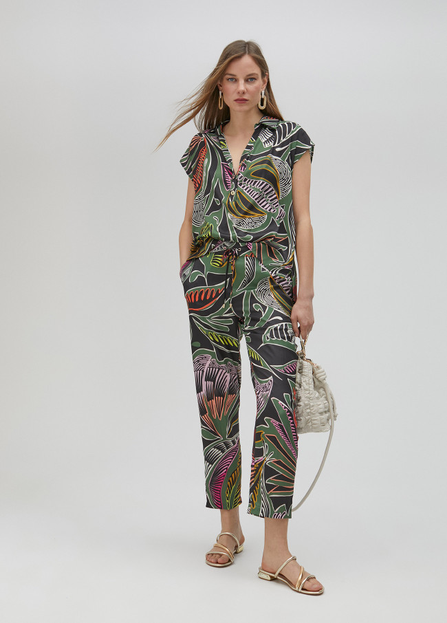 Jogger mit Blumenprint