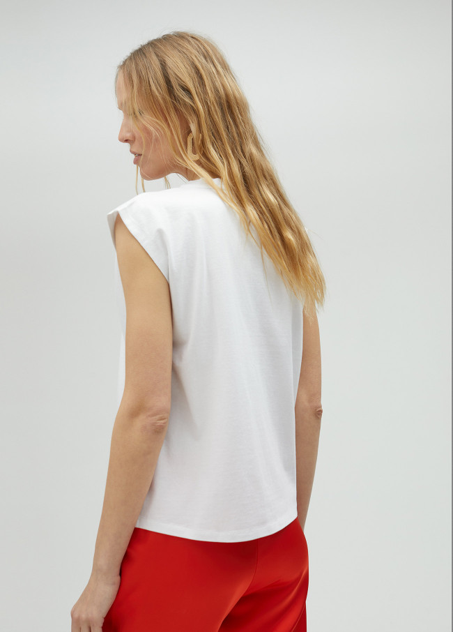 Camiseta detalle Loro multicolor