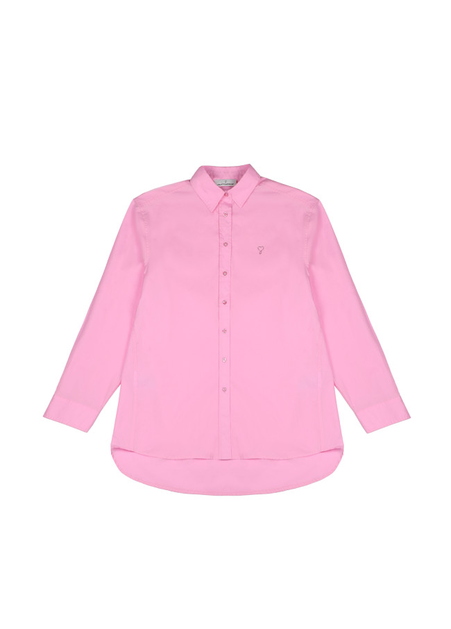 Oversize-Hemd Popelin