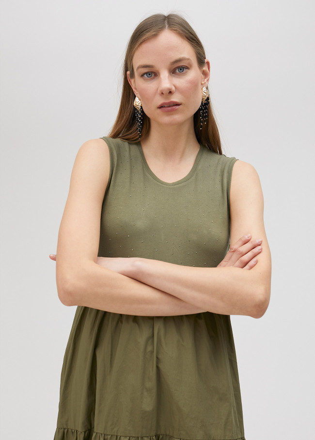 Robe longue à bretelles