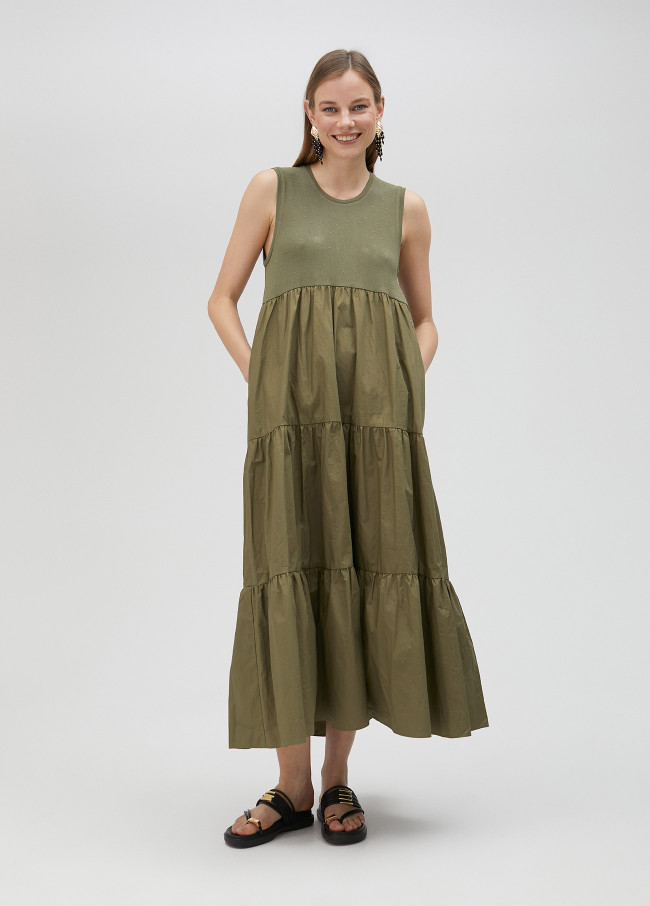 Vestido largo de tirantes