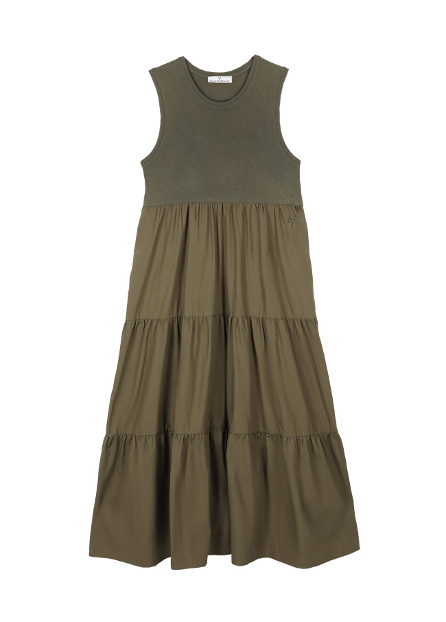 Robe longue à bretelles