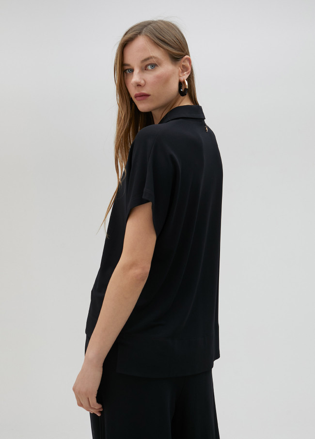 Camisa fluida de malha