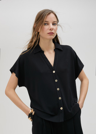 Camisa fluida de punto