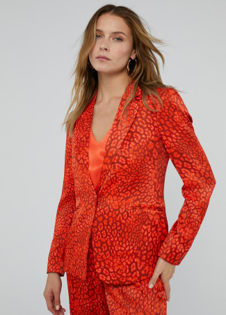 Blazer imprimé animal