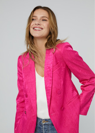 Blazer toucher rugueux