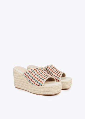 Sabot multicolori con plateau