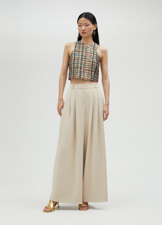 Top scollo all'americana