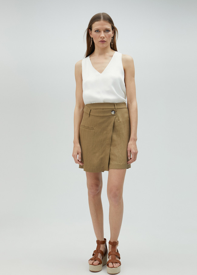 Shorts in Wickeloptik