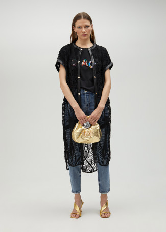 Black multicoloured Ciao T-shirt