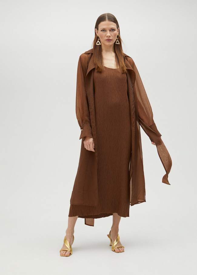 Midikleid mit Trägern