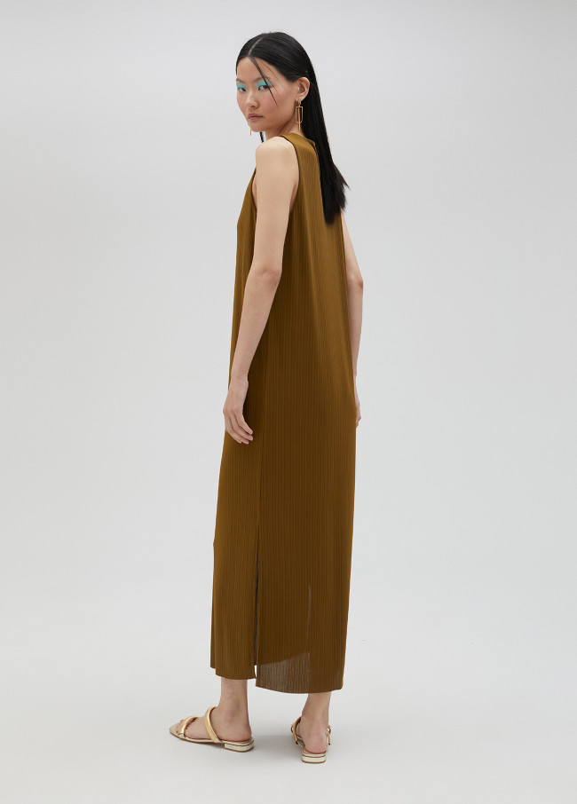 Vestito midi in maglia