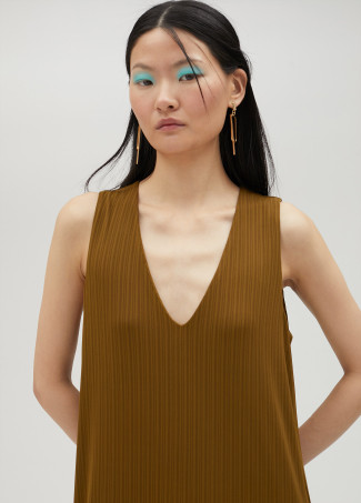 Vestido midi de malha