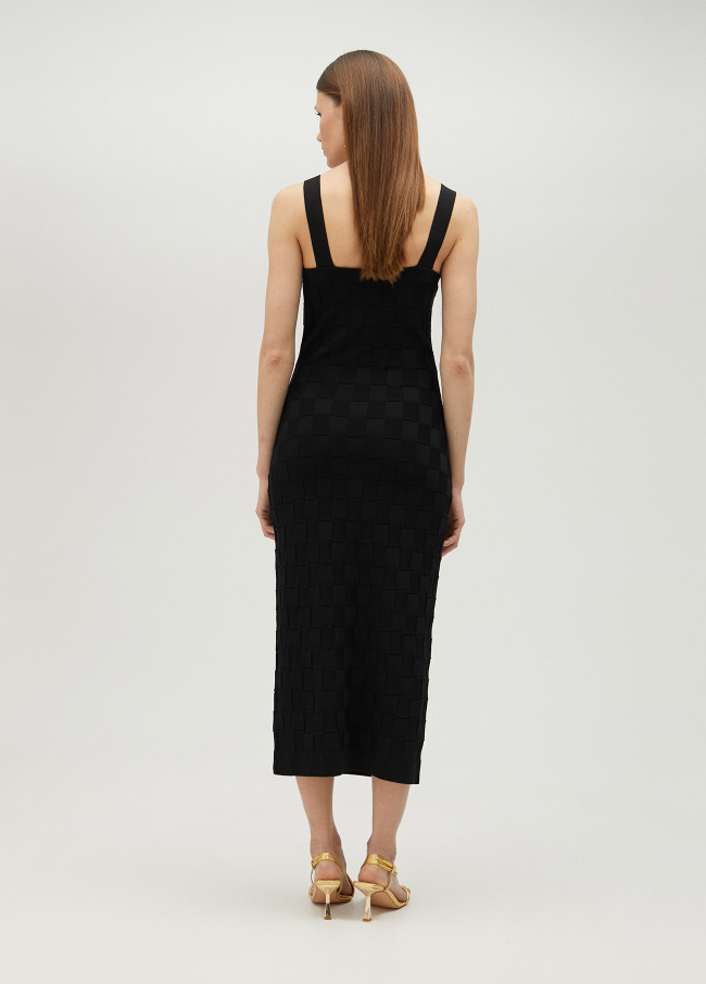 Vestido de punto detalle M tirante