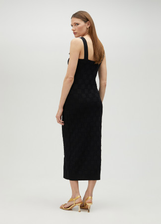 Vestido de punto detalle M tirante