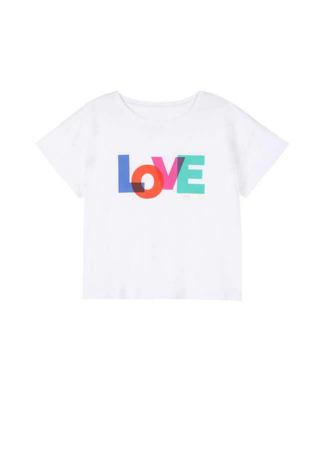 Camiseta blanca Love