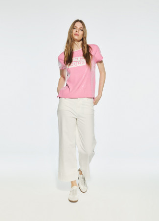 Camiseta detalle lentejuela I´m not yours