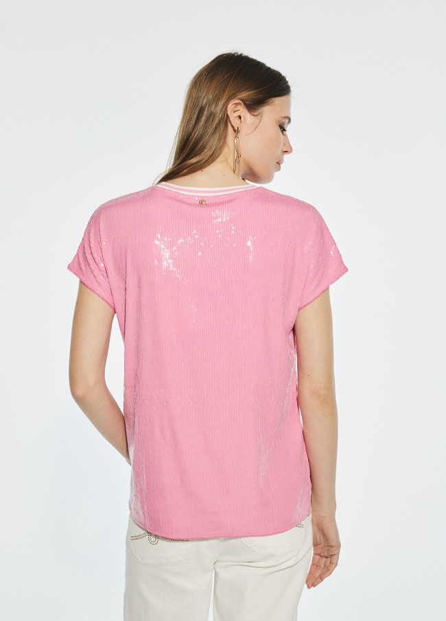 Camiseta detalle lentejuela I´m not yours