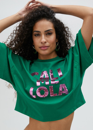 T-shirt cropped Lola
