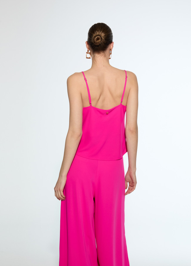 Top lencero tirantes escote pico