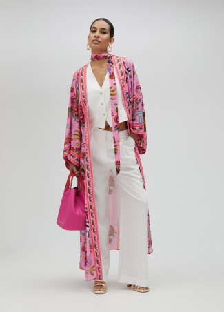Kimono largo tropical