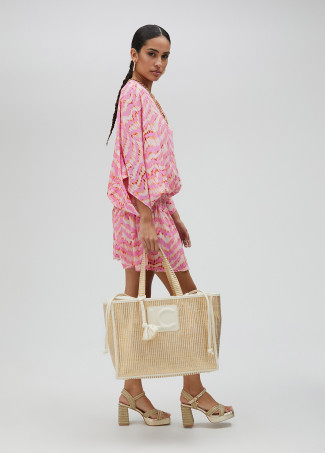 Robe courte imprimée