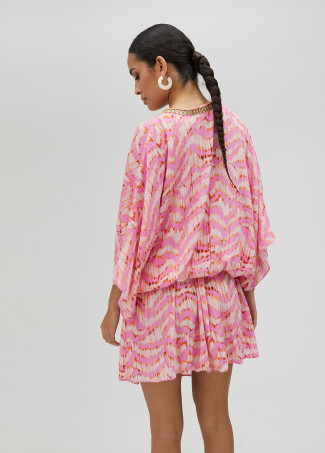 Robe courte imprimée