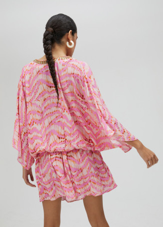 Robe courte imprimée