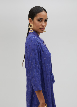 Robe courte à paillettes
