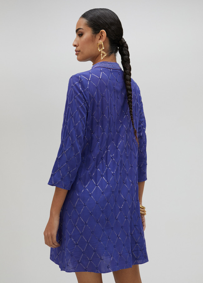 Kurzes Paillettenkleid