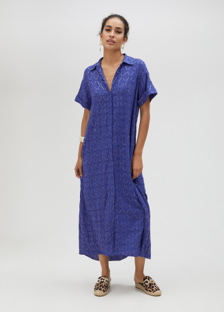 Vestido comprido com lantejoulas