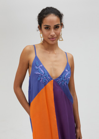 Vestido largo de tirantes