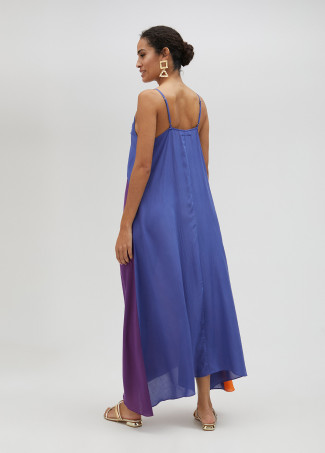 Robe longue à bretelles