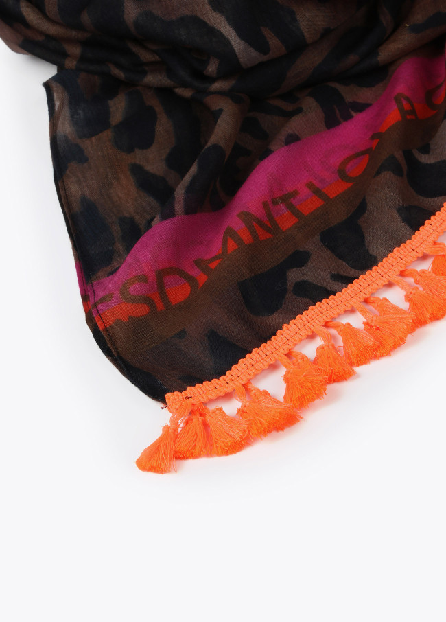 Pareo estampado leopardo