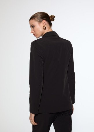 Blazer en Tissu Technique Clouté