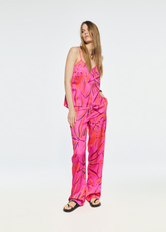 Top lencero estampado
