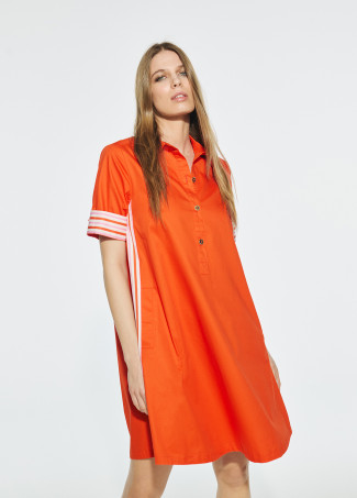 Vestido Camisero corto manga corta