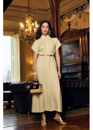 Vestito chemisier satinato